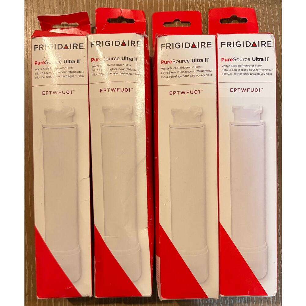 NEW 4 LOT FRIGIDAIRE EPTWFU01 Pure Source Ultra II Refrigerator Water Filters